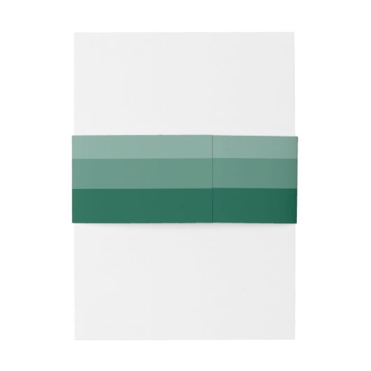 Bandeau De Faire-part Mariage de script moderne Emerald Green (Dos Example)