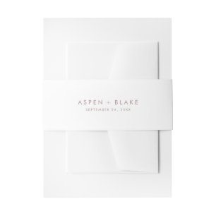 Bandeau De Faire-part Mariage de script or Rose moderne