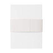 Bandeau De Faire-part Mariage de script romantique simple or (Dos Example)