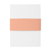 Bandeau De Faire-part Mariage de texte simple, orange et blanc (Dos Example)