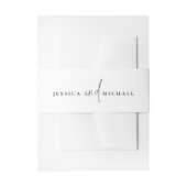 Bandeau De Faire-part Mariage de typographie minimal (Devant example)