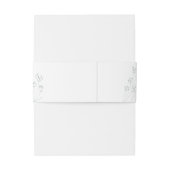 Bandeau De Faire-part Mariage de verdure printanière (Dos Example)
