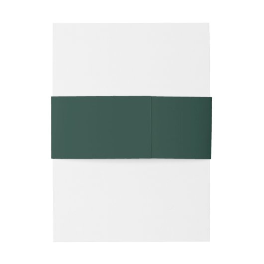 Bandeau De Faire-part Mariage des initiales Emerald Green (Dos Example)