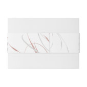 Bandeau De Faire-part Mariage des tourbillons bleus et gris (Dos exemple)