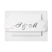 Bandeau De Faire-part Mariage des tourbillons bleus et gris (Devant Example)