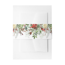 Mariage des verts de Noël et des flocons de neige