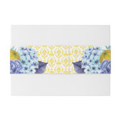 Bandeau De Faire-part Mariage d'été au citron moderne (Dos exemple)