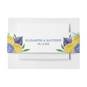 Bandeau De Faire-part Mariage d'été au citron moderne (Devant Example)