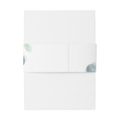 Bandeau De Faire-part Mariage d'Eucalyptus à la verdure (Dos Example)