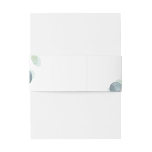 Bandeau De Faire-part Mariage d'Eucalyptus à la verdure (Dos Example)