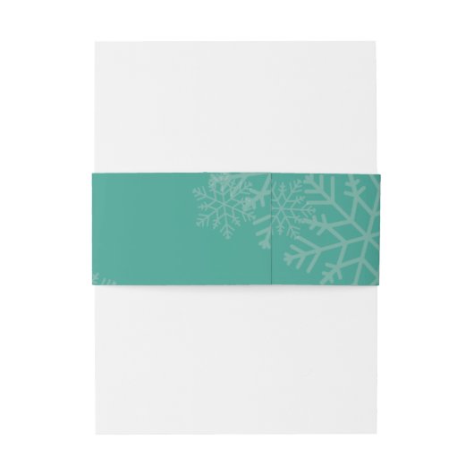 Bandeau De Faire-part Mariage d'hiver personnalisé élégant (Dos Example)