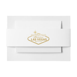 Bandeau De Faire-part Mariage d'or à Las Vegas   COULEUR DE CUISINE U