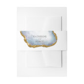 Bandeau De Faire-part Mariage d'or Agate Pearl (Devant example)