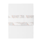 Bandeau De Faire-part Mariage élégant à la main Fleur sauvage gris clair (Dos Example)