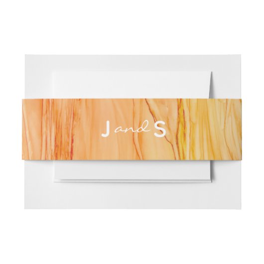 Bandeau De Faire-part Mariage Elegant Bouquet (Devant Example)