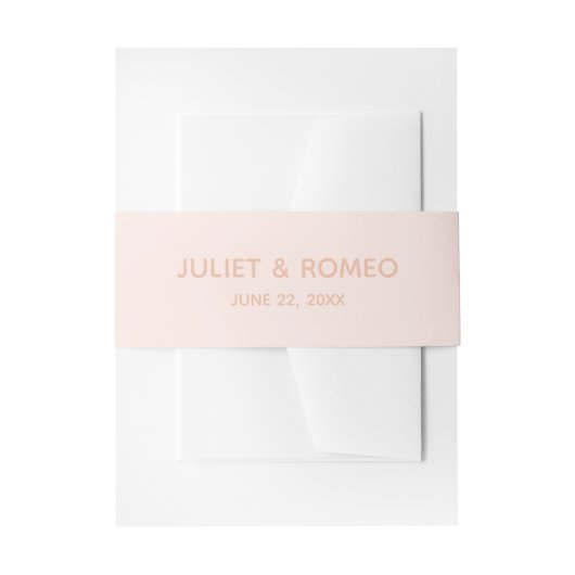 Bandeau De Faire-part Mariage élégant et moderne (Devant example)
