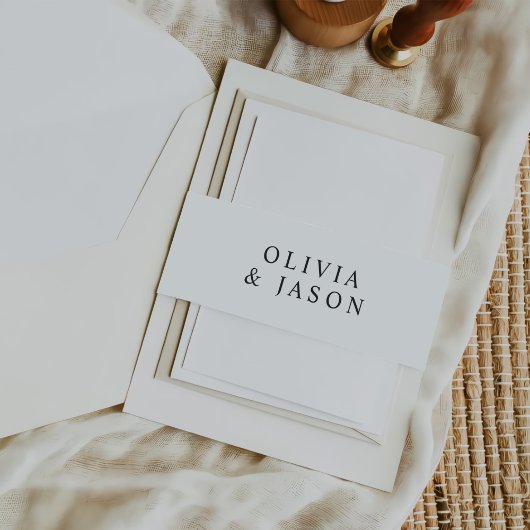 Bandeau De Faire-part Mariage élégant minimaliste moderne