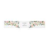 Bandeau De Faire-part Mariage en fleur rose (Plat)