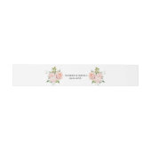 Bandeau De Faire-part Mariage en fleur rose (Plat)