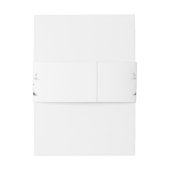 Bandeau De Faire-part Mariage en fleur rose (Dos Example)