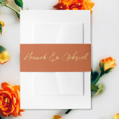 Bandeau De Faire-part Mariage en terre cuite