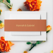 Bandeau De Faire-part Mariage en terre cuite