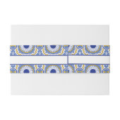 Bandeau De Faire-part Mariage espagnol Blue Mexican Talavera (Dos exemple)