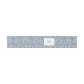 Bandeau De Faire-part Mariage étincelant Dusty Blue ID889 (Plat)