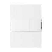 Bandeau De Faire-part Mariage Eucalyptus moderne (Dos Example)