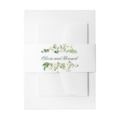 Bandeau De Faire-part Mariage Feuille Eucalyptus Foliage (Devant example)