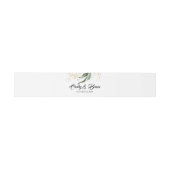 Bandeau De Faire-part Mariage Feuille Golden Greenery (Plat)
