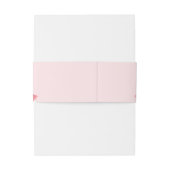 Bandeau De Faire-part Mariage Flamant rose Monogramme (Dos Example)