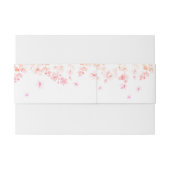 Bandeau De Faire-part Mariage Fleur de Pêcher (Dos exemple)