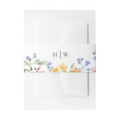 Bandeau De Faire-part Mariage fleur sauvage (Devant example)