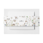 Bandeau De Faire-part Mariage fleur sauvage (Devant Example)