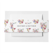 Bandeau De Faire-part Mariage fleur sauvage