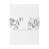 Bandeau De Faire-part Mariage Fleur sauvage (Dos Example)