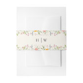 Bandeau De Faire-part Mariage fleur sauvage (Devant example)