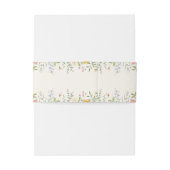 Bandeau De Faire-part Mariage fleur sauvage (Dos Example)