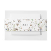 Bandeau De Faire-part Mariage fleur sauvage (Devant Example)