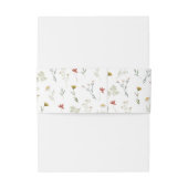 Bandeau De Faire-part Mariage Fleur sauvage Leander (Dos Example)