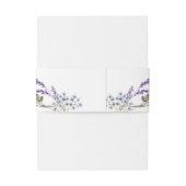 Bandeau De Faire-part Mariage Fleur sauvage Pastel Delicate (Dos Example)