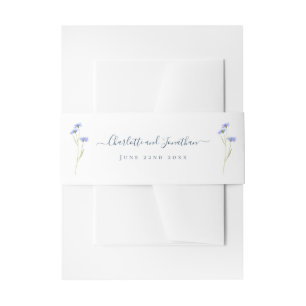 Bandeau De Faire-part Mariage Fleur sauvage simple personnalisé