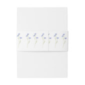 Bandeau De Faire-part Mariage Fleur sauvage simple personnalisé (Dos Example)