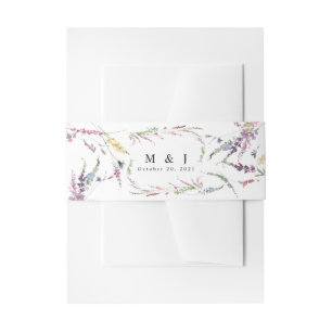 Bandeau De Faire-part Mariage Fleur sauvage Spring Meadow