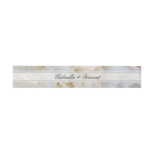 Bandeau De Faire-part Mariage floral blanc (Plat)