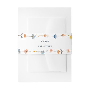 Bandeau De Faire-part Mariage floral élégant