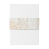 Bandeau De Faire-part Mariage floral rustique (Dos Example)