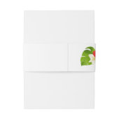 Bandeau De Faire-part Mariage floral tropical ID475 (Dos Example)