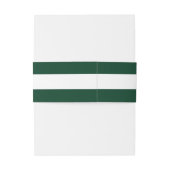 Bandeau De Faire-part Mariage Forêt vert et blanc (Dos Example)